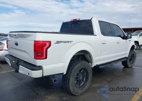2017 Ford F-150 Lariat из США, поврежденный, VIN 1FTEW1CF7HFB53994